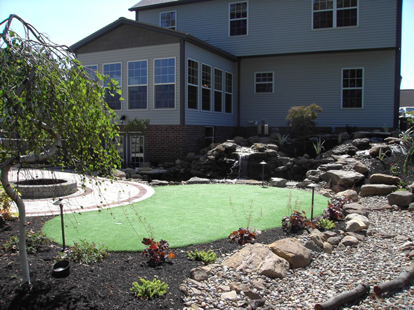 Putting Green with Pond